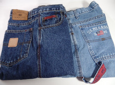 2 Pr. POLO JEANS Co. Ralph Lauren Blue Denim Boys Youth Carpenter Jeans Size 16