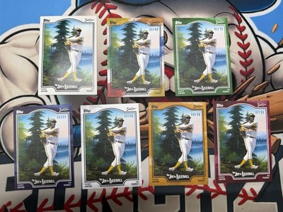 2025 Topps Bob Ross Tony Gwynn 6 Card RAINBOW