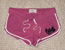 Y2K Abercrombie And Fitch Micro Mini Shorts  Junior Medium Embroidery Patchwork