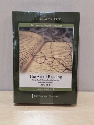 The Great Courses The Art of Reading (2009) 4 DVD Set & Guidebook *New & Sealed*