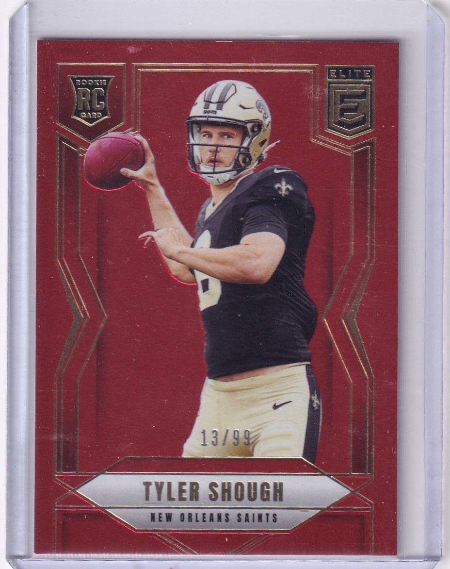 2025 Panini Donruss Elite - Rookies Tyler Shough #178 Red /99 (RC)
