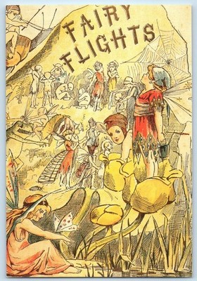 c1910's Fairy Flights Fantasy Japan Felissimo Christmas Museum Antique Postcard