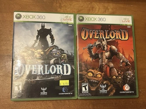 Overlord (Microsoft Xbox 360, 2007) And Overlord II (2009) Lot CIB Very Good