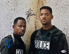 Will Smith & Martin Lawrence "Bad Boys" Signed Autograph 11x14 Photo JSA COA