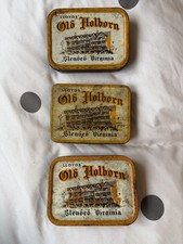 Lloyds' Old Holborn Blended Virginia Cigarettes Vintage, Empty Tobacco Tins X3