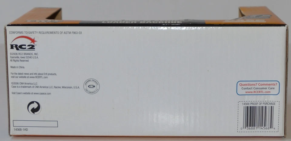 Ertl 1/50 Scale Case 580 Super M Series 2 Loader Backhoe Black 50 Years NIP - Image 3 of 4