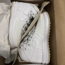 Nike Air Force 1 Mid Top Men’s White Lace-Up Athletic Sneakers
