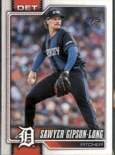 Sawyer Gipson-Long 2026 Topps Detroit Tigers #108