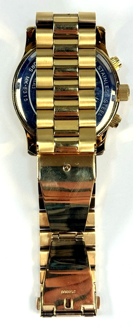 [MICHAEL KORS] Hunger Stop Gold MK8315 Stainless Steel Bracelet Women's Watch thumbnail 3