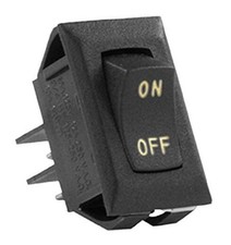 (12591-5) 12V On/Off Switch, (Pack of 5) Black/Sliver