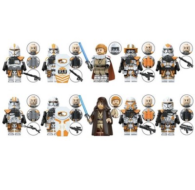 Star Wars 10 Minifiguren Set Klemmbausteine Custom MOC Stormtrooper Bricks Doom