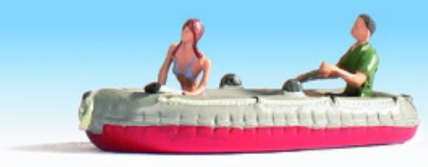 Noch 37815 Inflatable Dinghy With Two Rowers N Gauge Figures Set