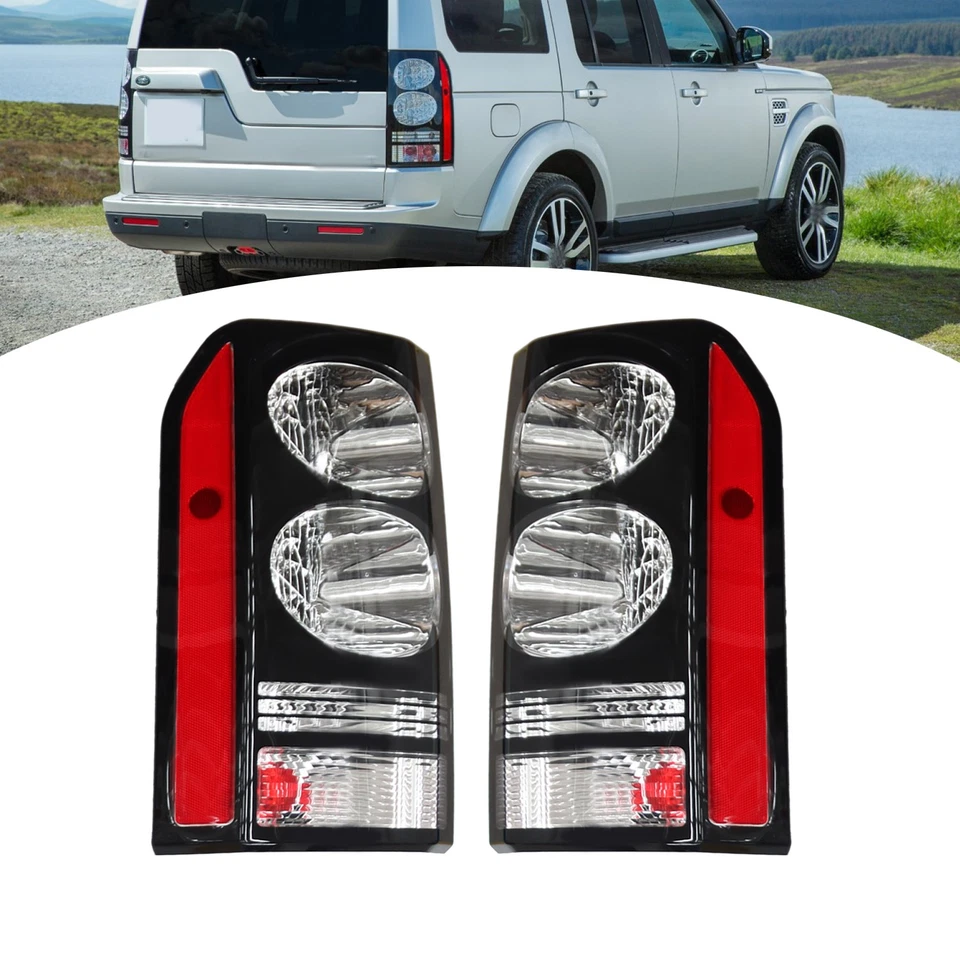 Pair Tail Light For Land Rover Discovery LR3 LR4 2004-2014 2015 2016 Rear Lamp - Image 3 of 4