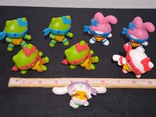 Teenage Mutant Ninja Turtles x Hello Kitty And Friends Happy Meals Toys Lot Of 8