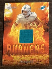 Jaylen Waddle 2025 Panini Absolute Football Burners Patch #ABU-JWA Dolphins