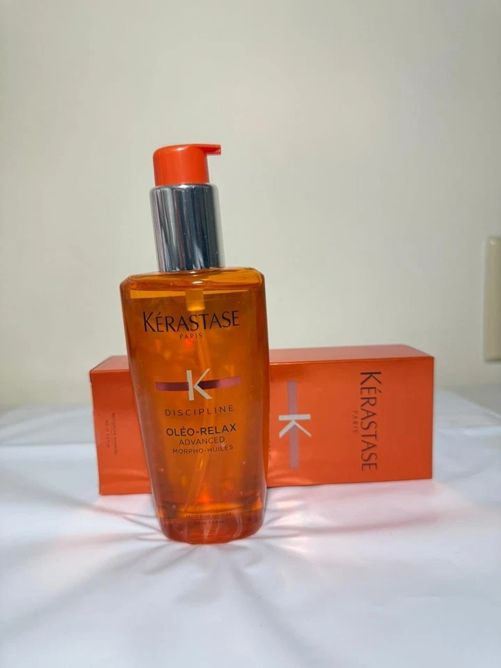 Aceite Suavizante Cabello Avanzado Kerastase Discipline Oleo Relax 3.4oz/Envío Gratis Foto 2 de 2