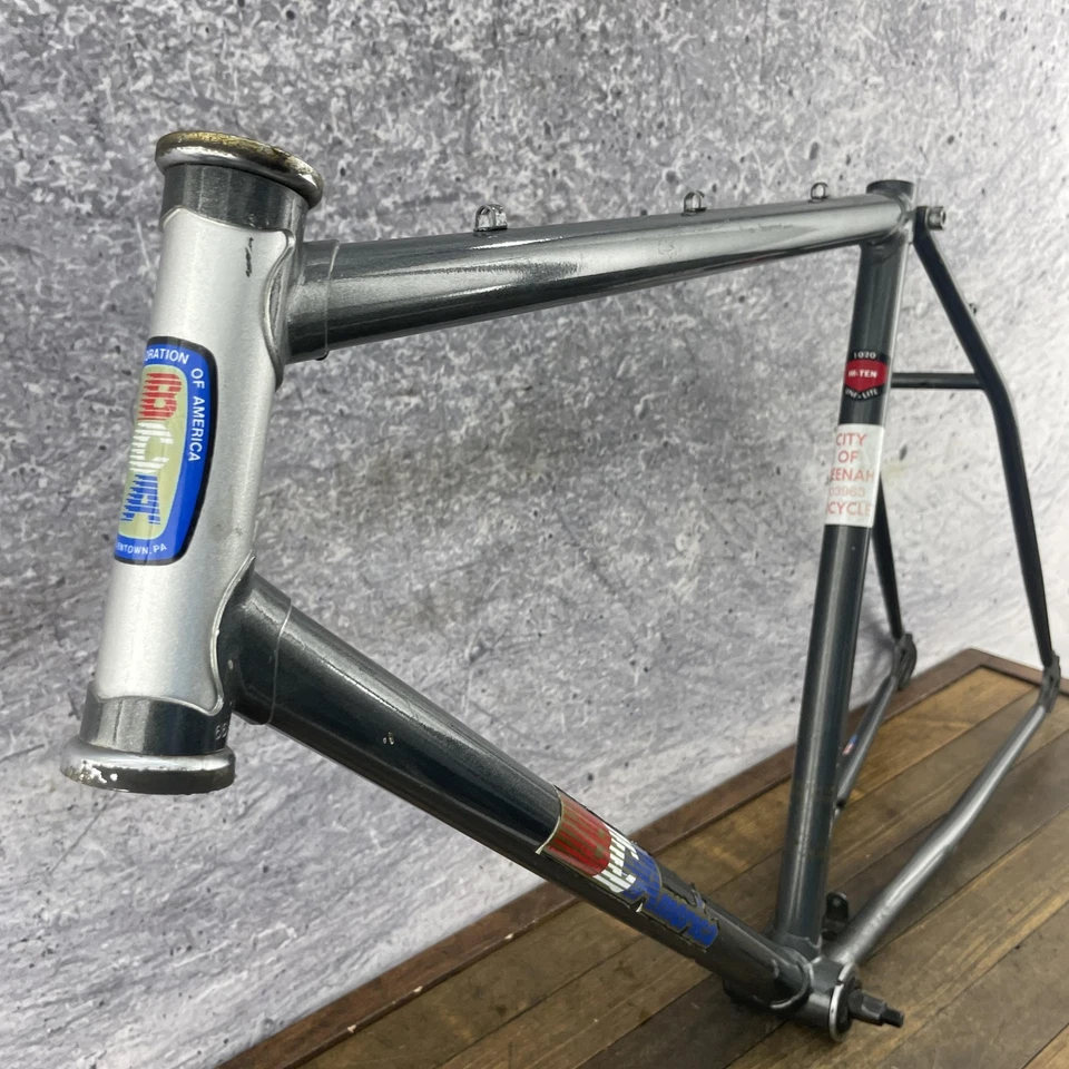 Vintage BCA Mountain Bike Frame 20 in USA 80s Steel 26 CRuiser Klunker BMX - Image 3 of 4