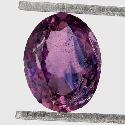 Natural Ceylon Sapphire, Oval Cut 1.43ct 7.6x6.0mm - Purple Pink Gemstone