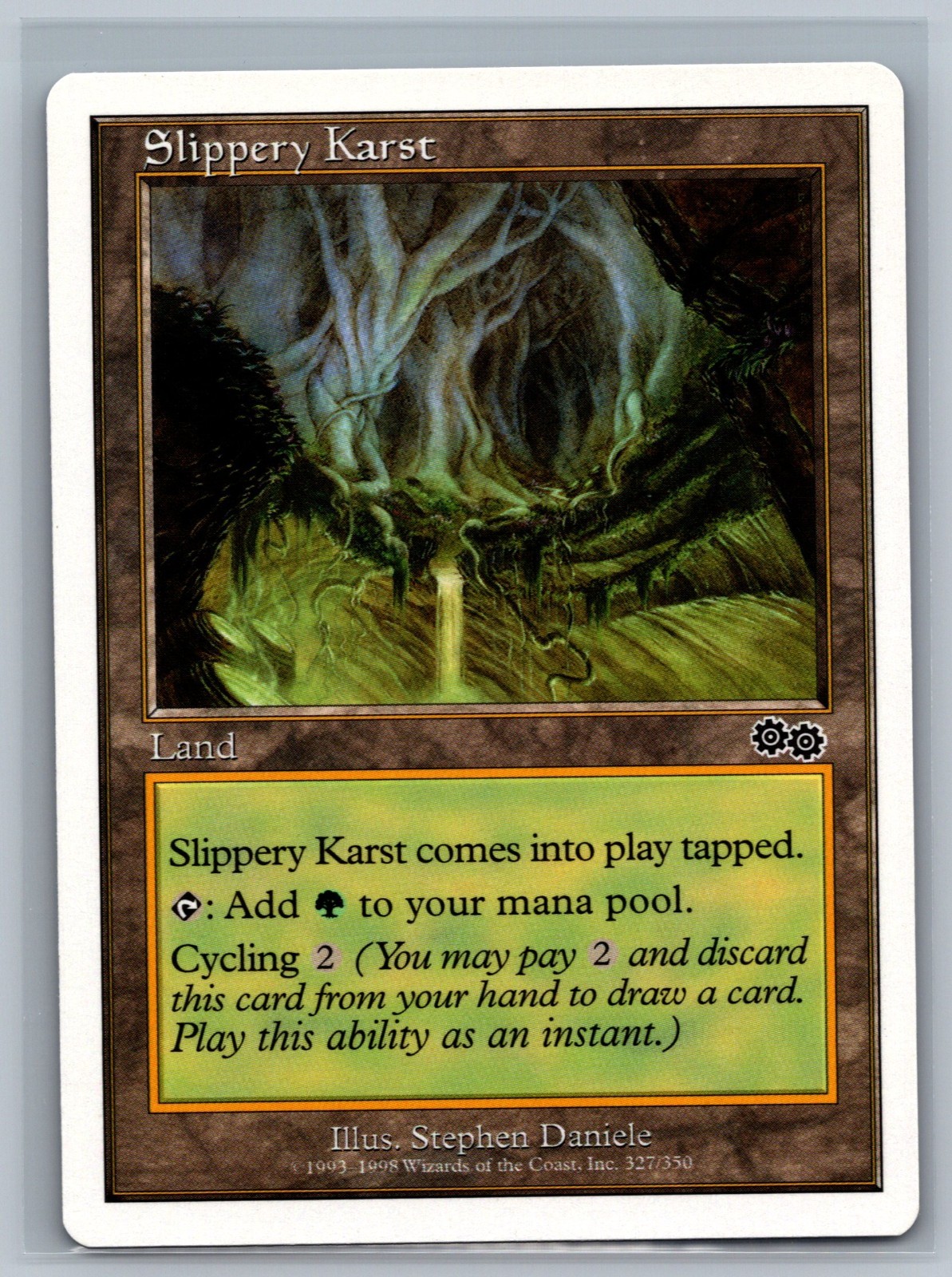 Magic The Gathering Anthologies Slippery Karst #327/350 MTG TCG CCG