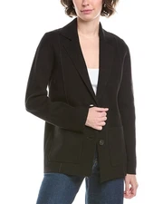 In2 By Incashmere Seamed Cashmere-Blend Blazer Women's Black S