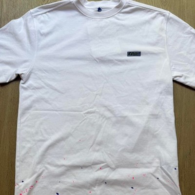 ADER ERROR SS20 Paint Detail White T-Shirt NWOT