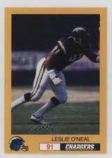 1993 San Diego Chargers DARE Leslie O'Neal 0q3