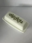 Vintage Pyrex Corning Spring Blossom Crazy Daisy Covered Butter Dish