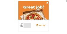 Just Eat Gift card £20 Pounds Value Sent Via Email Uk Seller