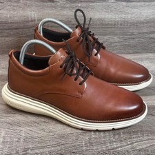 Cole Haan Grand Ultra Oxford Dress Shoes Mens 8 British Tan Leather NEW