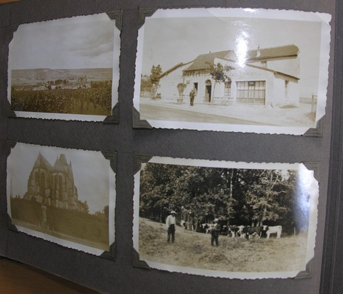 Album Photo 1932. Café, Pompe à essence, Loiret, Reims, course Voiture A.C.O. - Picture 2 of 7