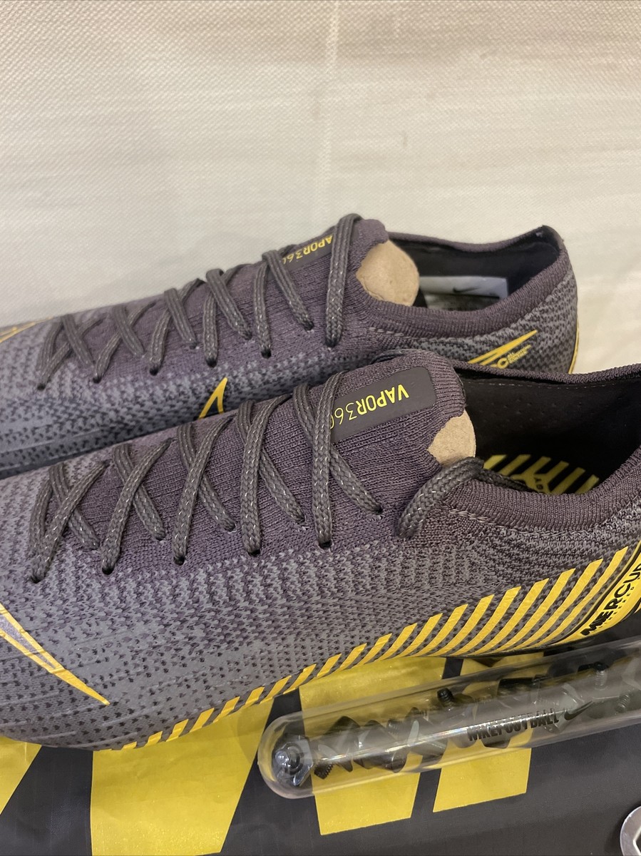 Nike Mercurial Vapor 12 360 Elite SG-PRO Thunder Grey Yellow Nike Mercurial Vapor 12 360 Elite SG-PRO Thunder Grey Yellow