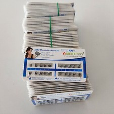 80Sets Dental Brackets Mini MBT 022 345 Hooks Mesh Base MIM Monoblock Ultrathin