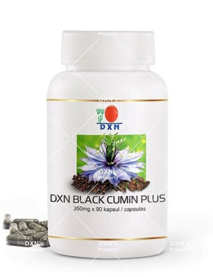 8 Bottles DXN Black Cumin Plus 90 Capsules Nigella Sativa Black Seed Immunity