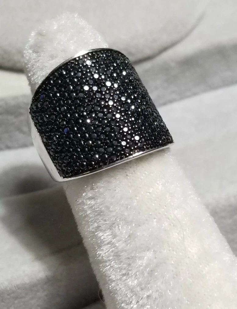Jtv sterling silver diamond cheap rings