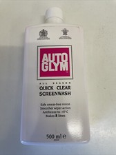 Autoglym All Season Quick Clear Screen wash - 500ml - Unused