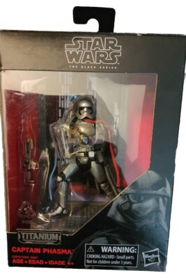 New STAR WARS Black Series CAPTAIN PHASMA Action Figure 06 Titanium Series Box