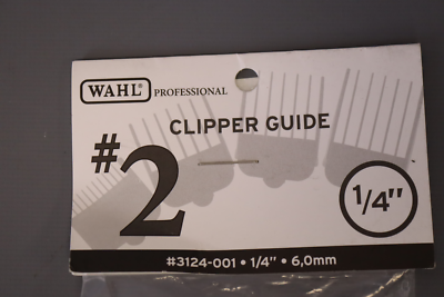 #ad #ad WAHL Professional Attachment Comb No. 2 For Cuts 1 4 Black 1 Pc Comb $6.00