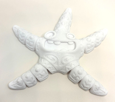 3D Printed Tattooed Starfish!
