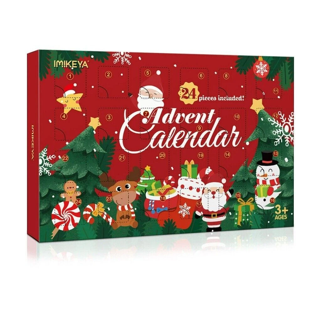 🎄🗓️🎁 24 Hanging Ornaments Christmas Picks for Trees Advent Calendars for  Kids | eBay