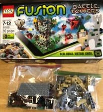 Lego Fusion 21205 Battle Towers Real Build Virtual Game Castle 100% Complete