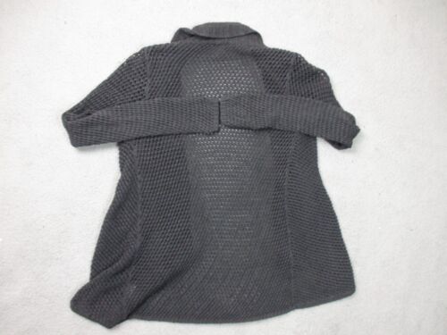 Eileen Fisher Damenpullover Größe mitteloffen Cardigan minimalistisch schwarz - Bild 5 von 11