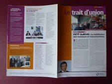 LE TRAIT D'UNION 56 10/2006 SNECMA SAFRAN VILLAROCHE ARCHIVES AERONAUTIQUE CFM56