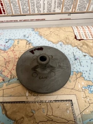 Camp #15300 Quicksilver Outboard Trim Tab Zinc Anode 3-1/2''.