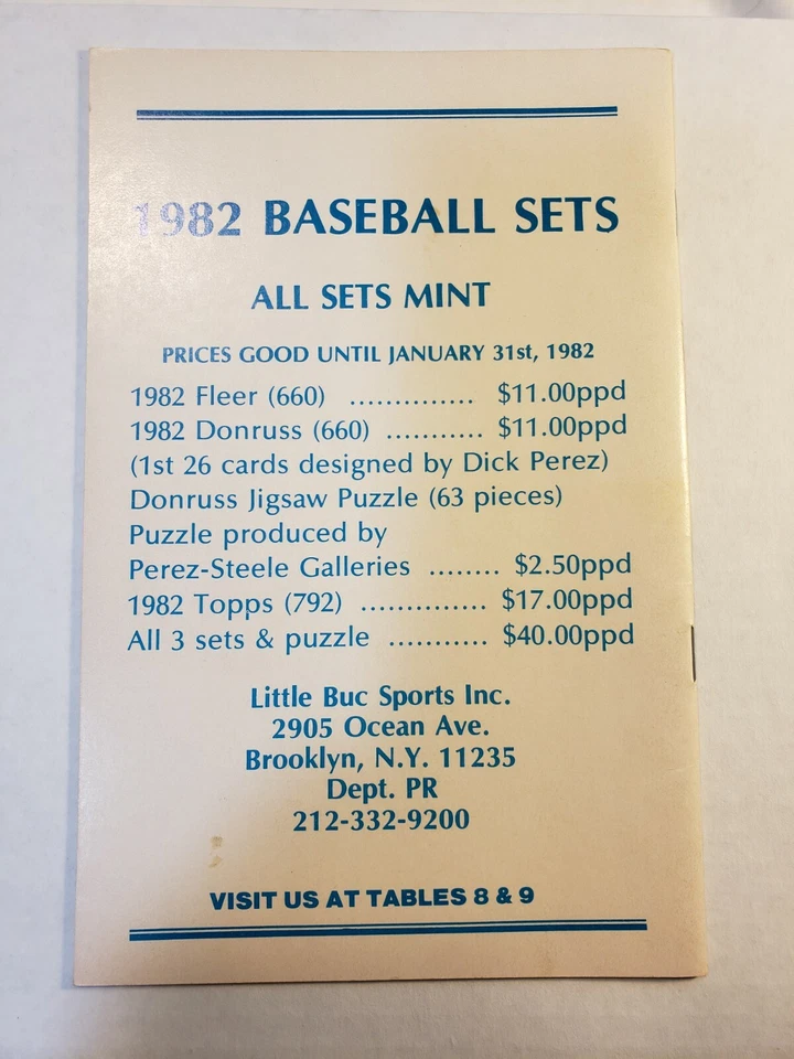 PETE ROSE  REDS  1981 DELAWARE VALLEY SPORTS COLLECTORS SHOW & DINNER PROGRAM - Image 2 of 4