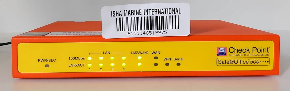 Check Point SBX-166LHGE-5 500 VPN Unit Internet Security Firewall Module - Image 4 of 4