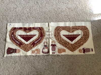 ''Welcome to Our House'' Country Style FABRIC PANELS Springs Ind. Pattern #4902