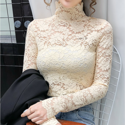 blouse turtleneck