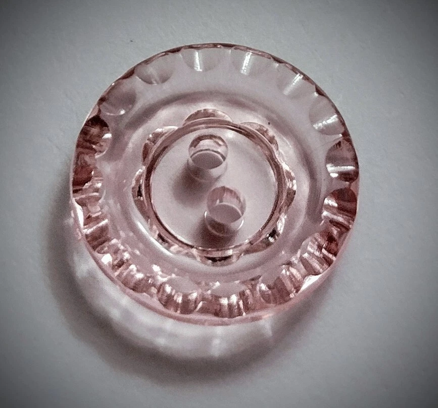 1/2" 2-Hole Rose 'Crystal' Craft/Clothing Buttons - Image 3 of 4