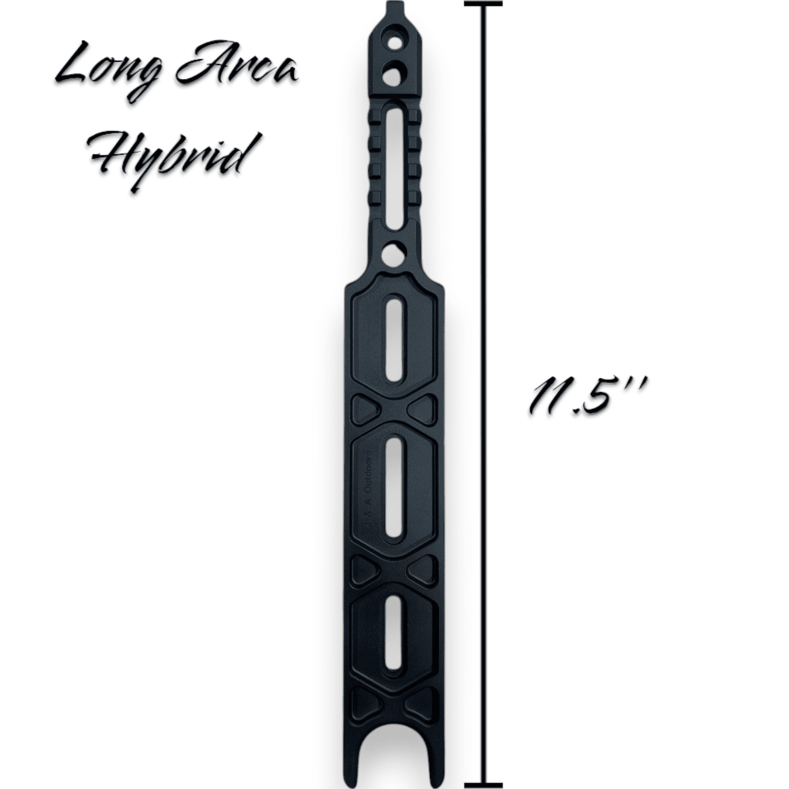 Arca Picatinny Hybrid Hunter Long Length Bipod Rail By J&A Outdoors