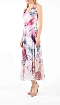 NEW KomaRov Lace-Up Back Charmeuse Dress Size S #D7307 | eBay